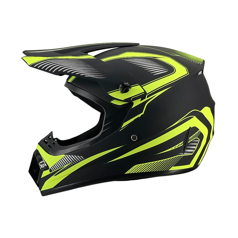 Full-Face Motocross Helmet with Extended Visor and Reinforced Chin Guard, view 52