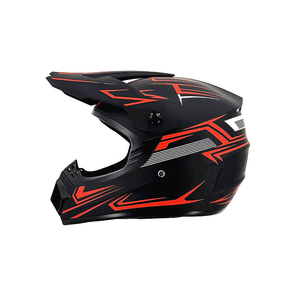 Full-Face Motocross Helmet with Extended Visor and Reinforced Chin Guard, view 60