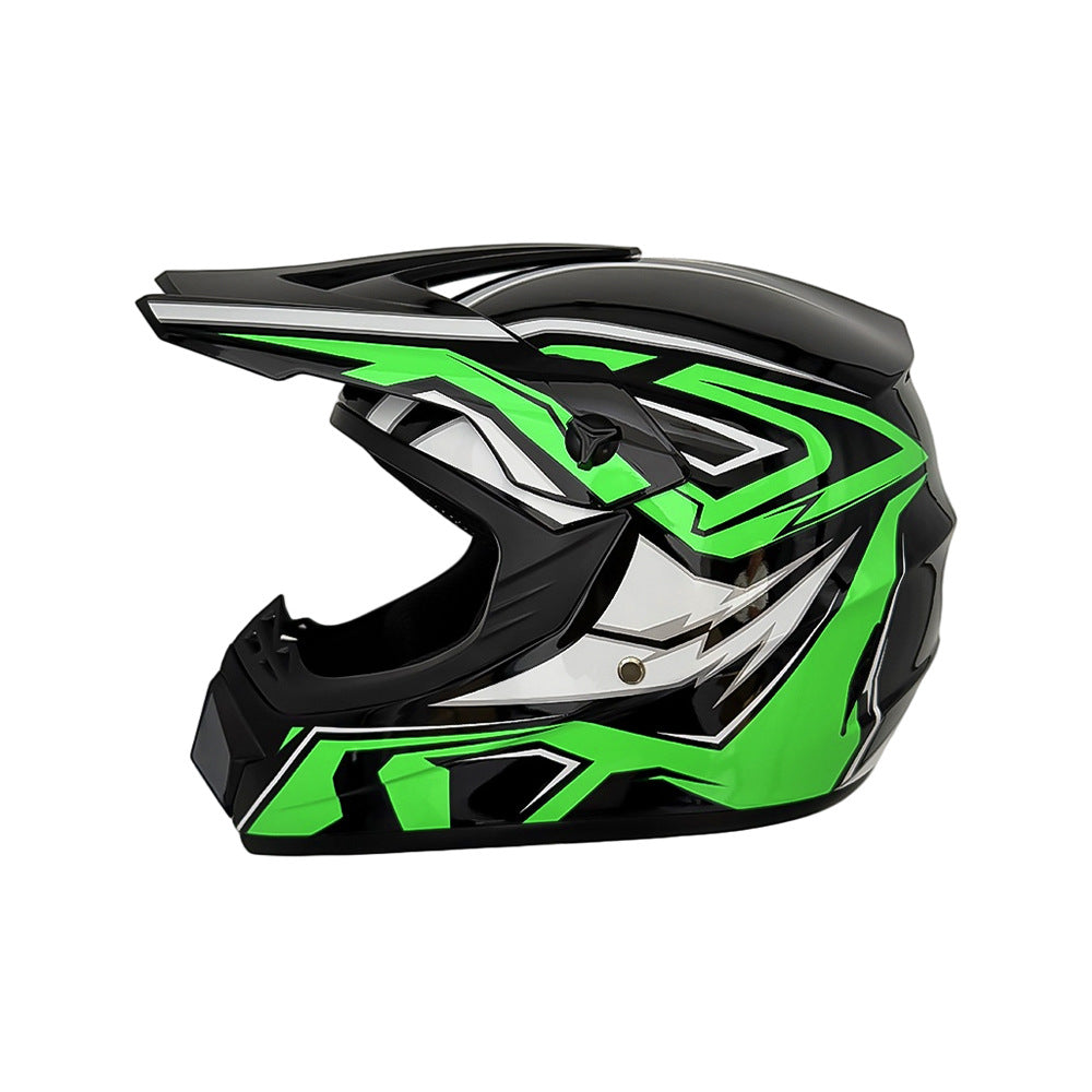 Full-Face Motocross Helmet with Extended Visor and Reinforced Chin Guard, view 61
