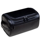 Full-Grain Leather Toiletry Bag, 25 x 13 x 13 cm, Waterproof Lining, view 6