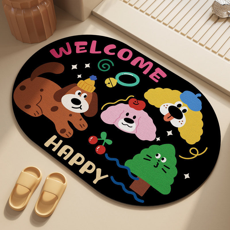 Fun Animal-Themed Bath Mat | High & Bury