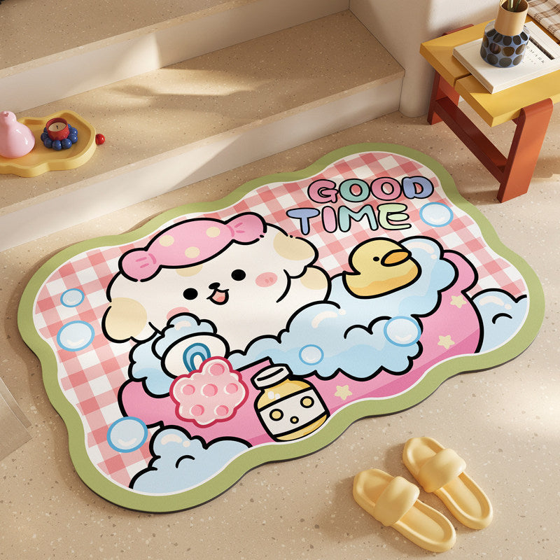 Fun Animal-Themed Bath Mat | High & Bury