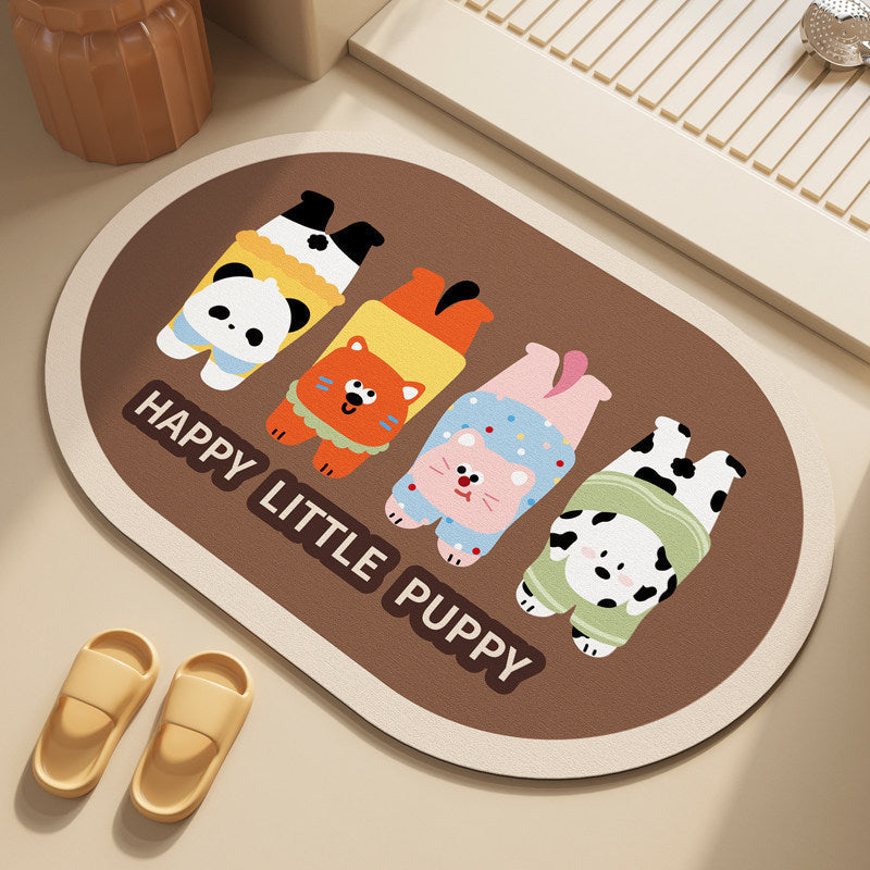Fun Animal-Themed Bath Mat | High & Bury
