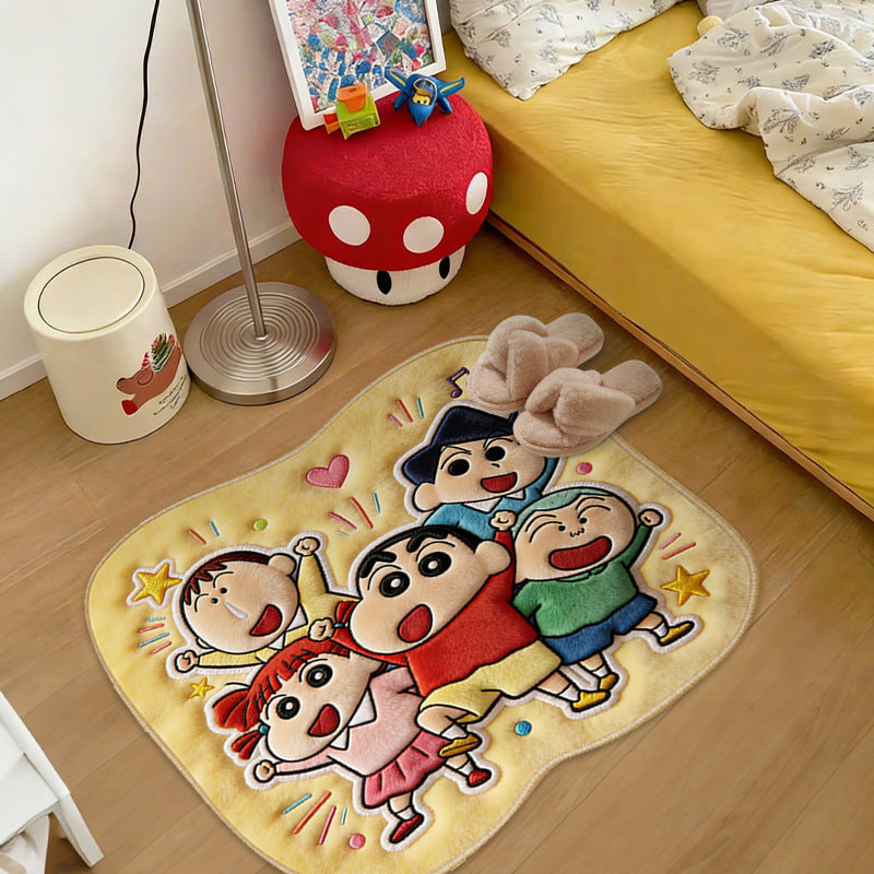 Fun Cartoon-Themed Plush Area Rug | High & Bury