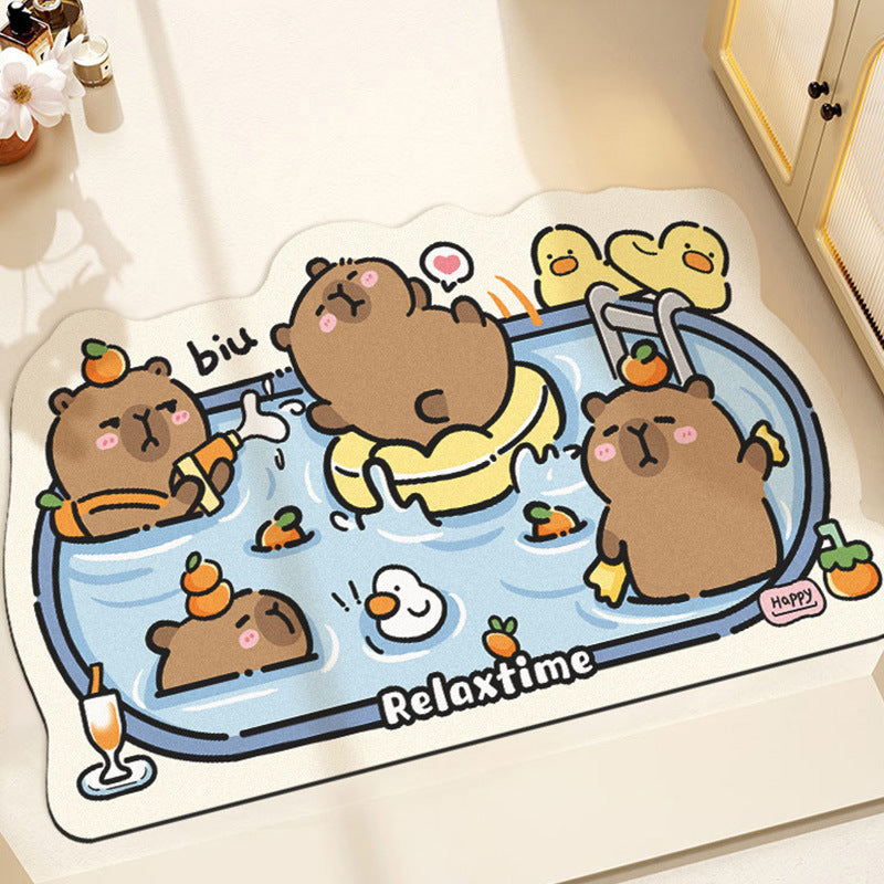 Fun Character Bath Mat | High & Bury