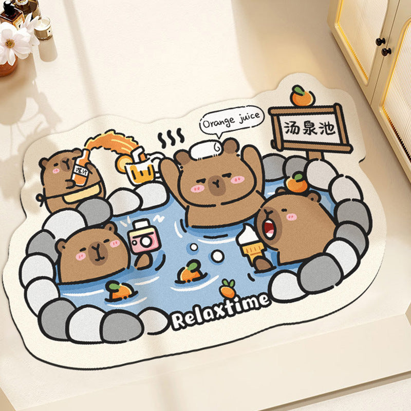 Fun Character Bath Mat | High & Bury