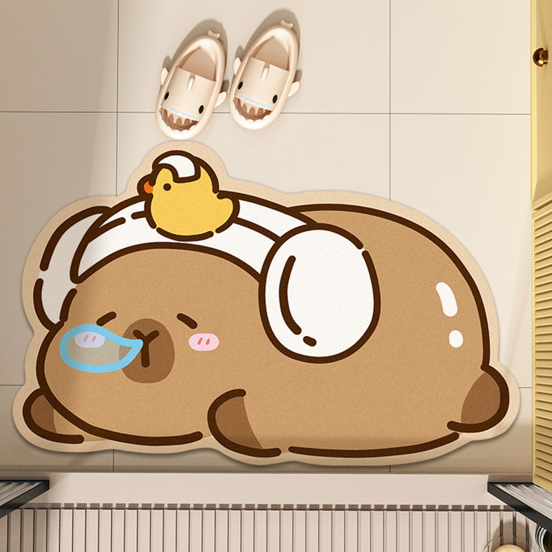 Fun Character Bath Mat | High & Bury