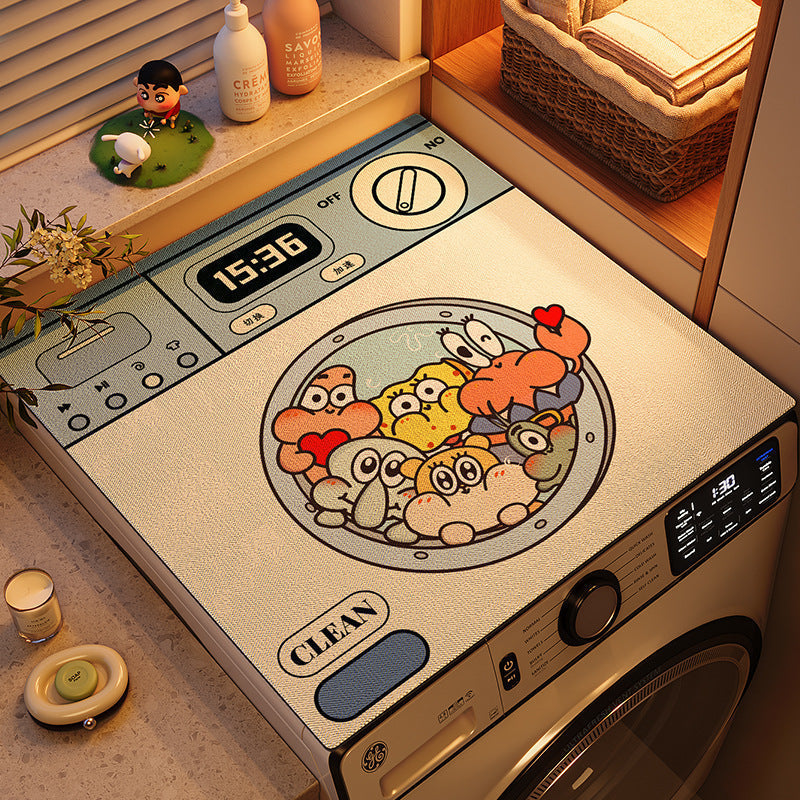 Fun Character-Themed Washing Machine Mat | High & Bury