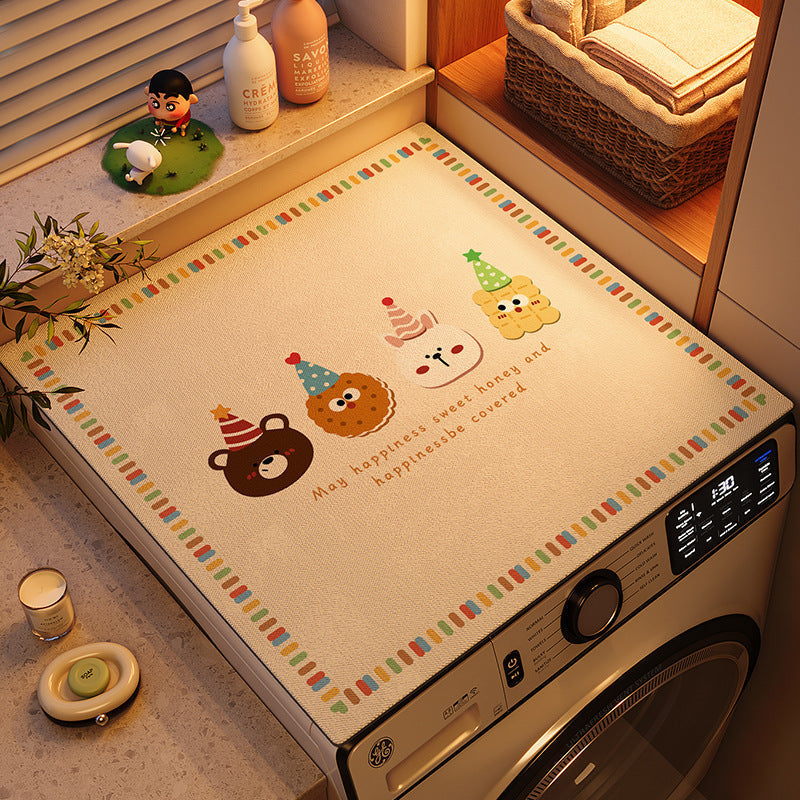 Fun Character-Themed Washing Machine Mat | High & Bury