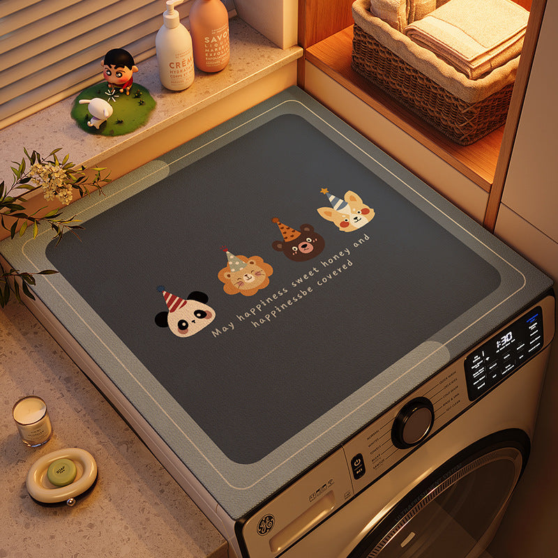 Fun Character-Themed Washing Machine Mat | High & Bury