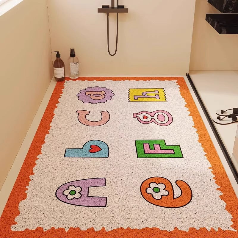 Fun Dinosaur-Themed Bathroom Mat | High & Bury