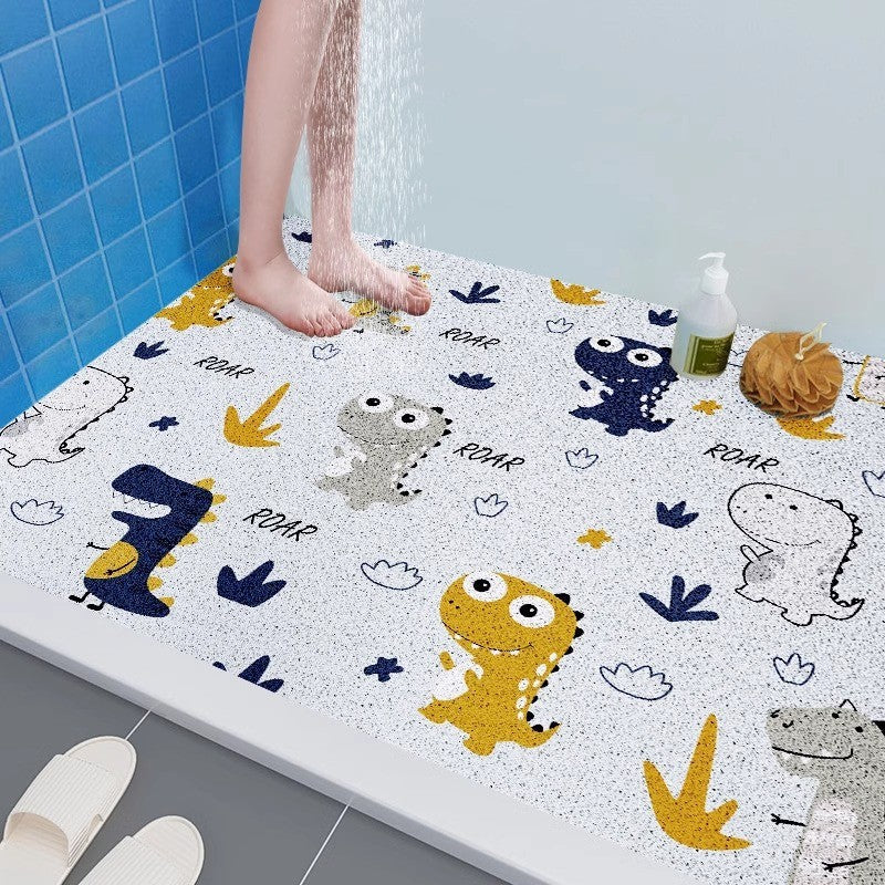 Fun Dinosaur-Themed Bathroom Mat | High & Bury