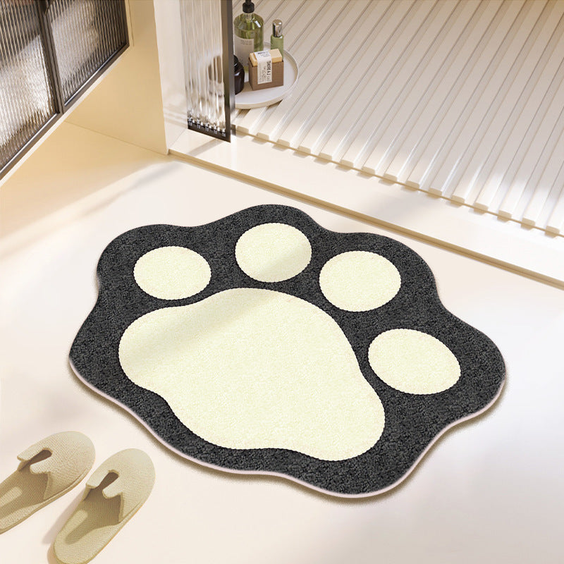 Fun Paw Print Bath Mat | High & Bury