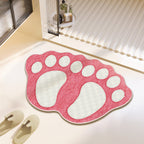 Fun Paw Print Bath Mat | High & Bury