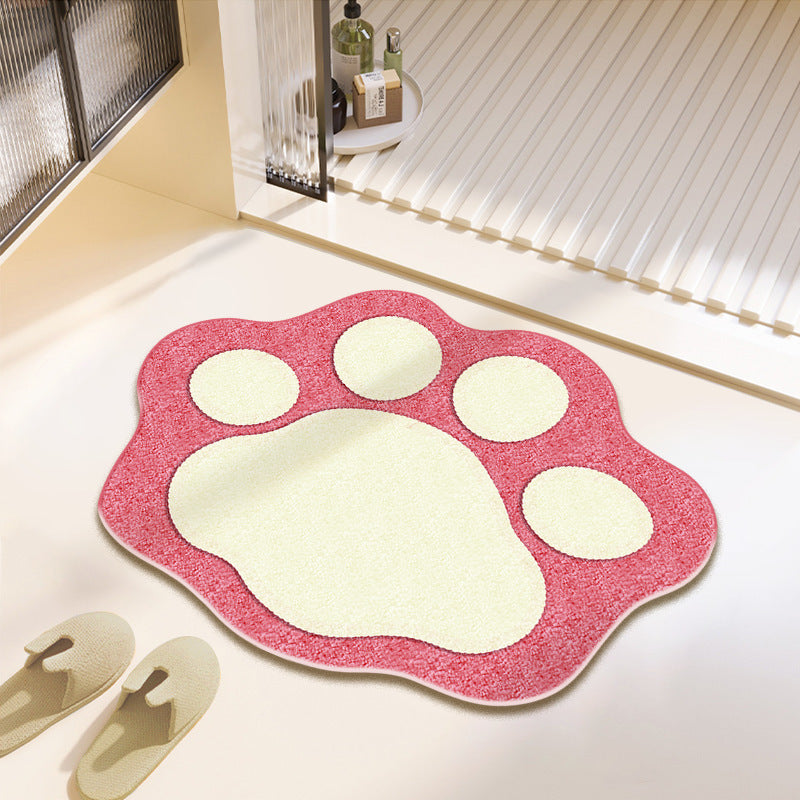 Fun Paw Print Bath Mat | High & Bury