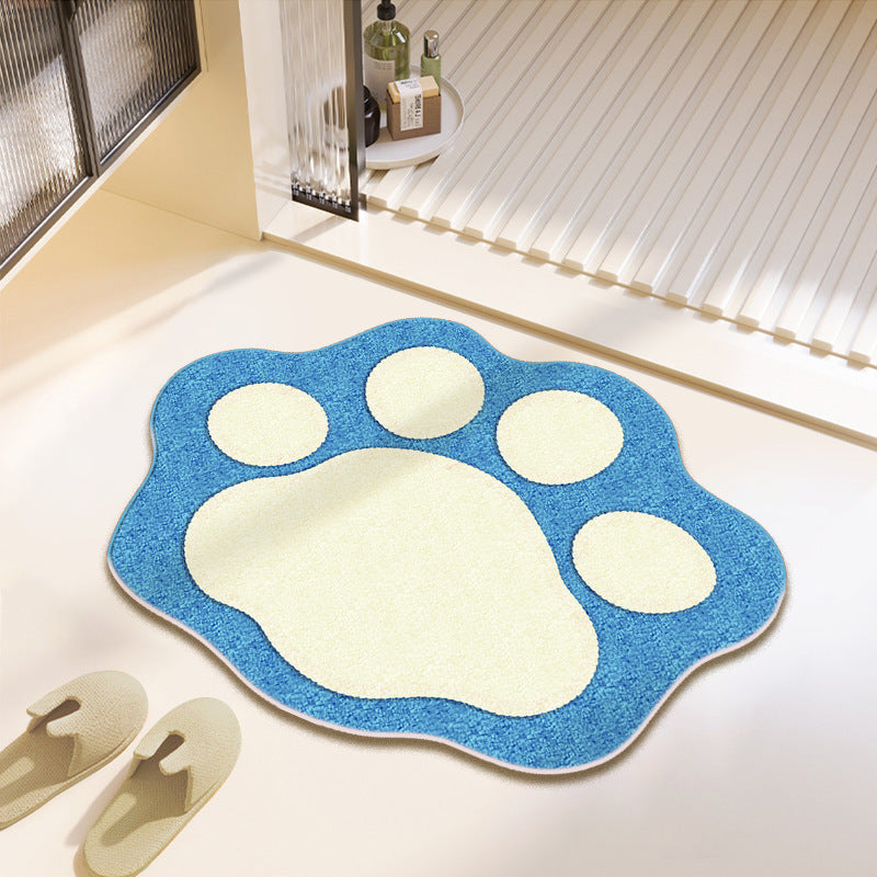 Fun Paw Print Bath Mat | High & Bury