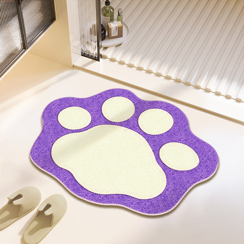 Fun Paw Print Bath Mat | High & Bury