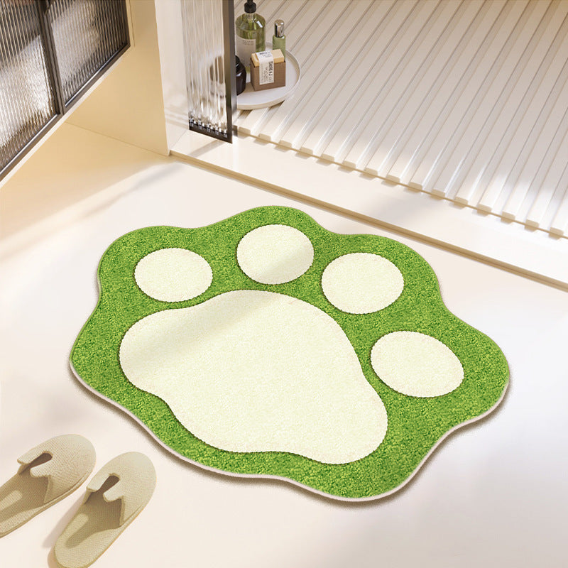 Fun Paw Print Bath Mat | High & Bury