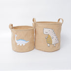 Fun Storage Basket with Dinosaur Motif | High & Bury