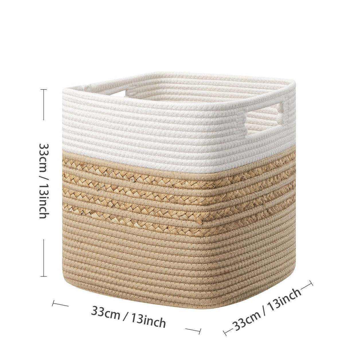 Functional Storage Basket with Carrying Handles | High & Bury