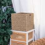 Functional Storage Basket with Natural Weave Pattern | High & Bury