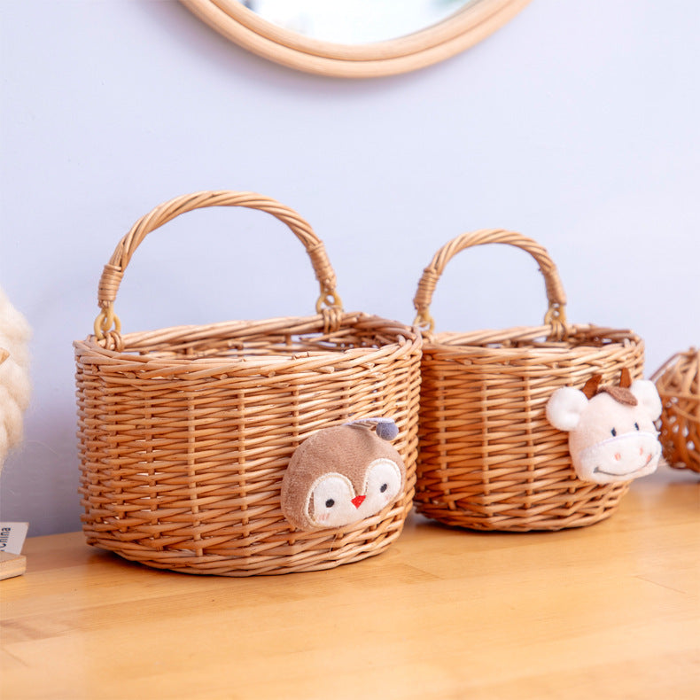 Funny Storage Basket with Animal Motif | High & Bury