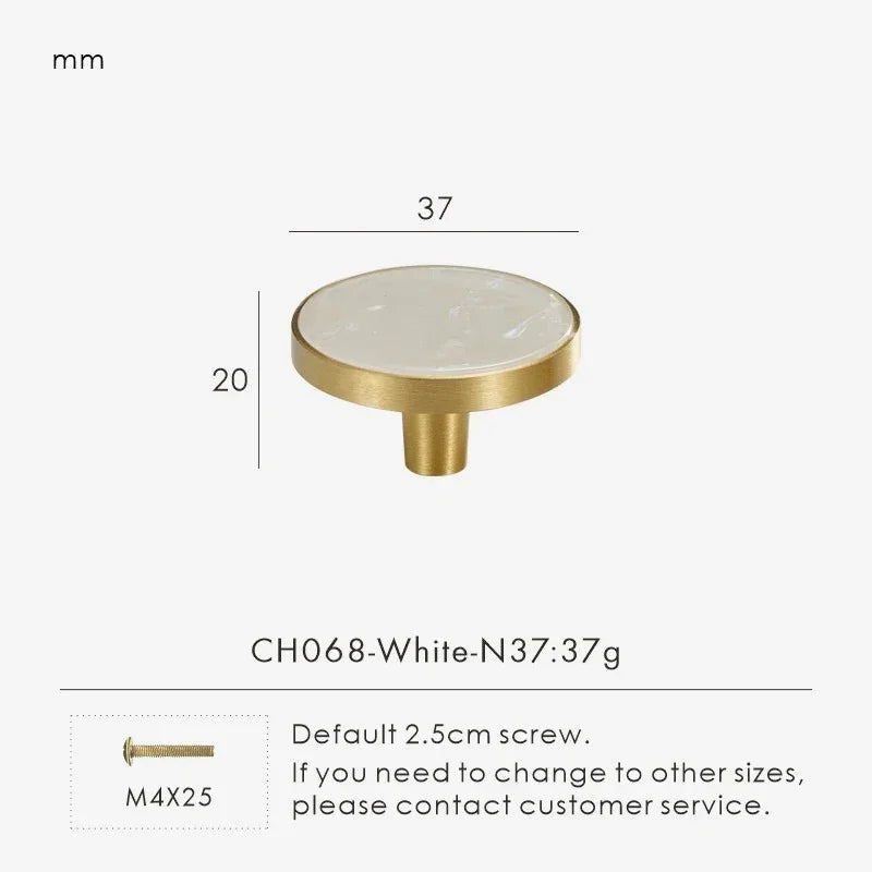 Galia Brass Knobs
