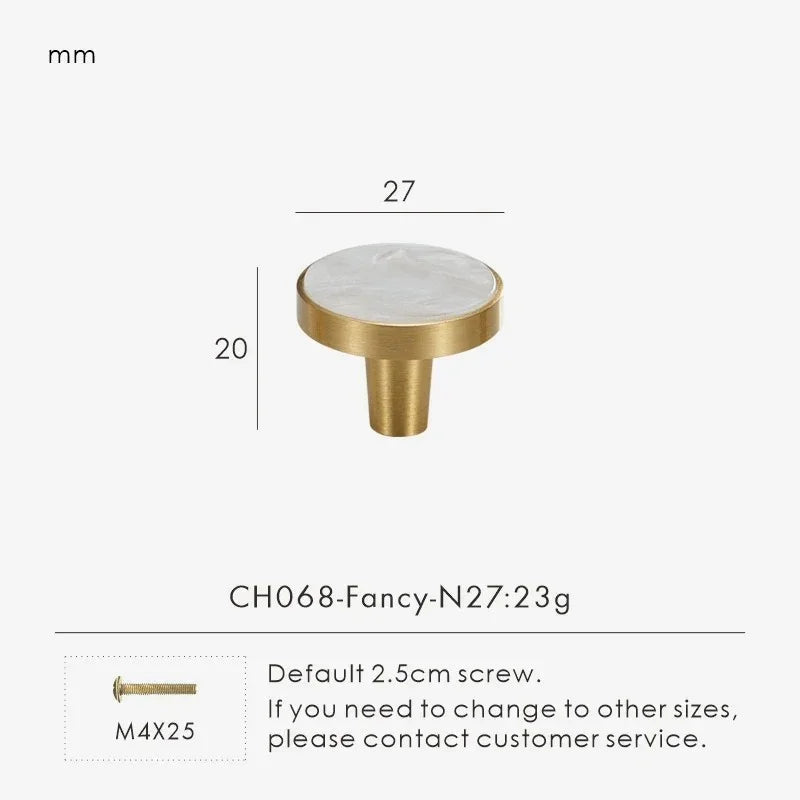Galia Brass Knobs