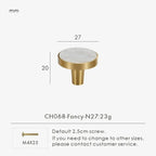 Galia Brass Knobs