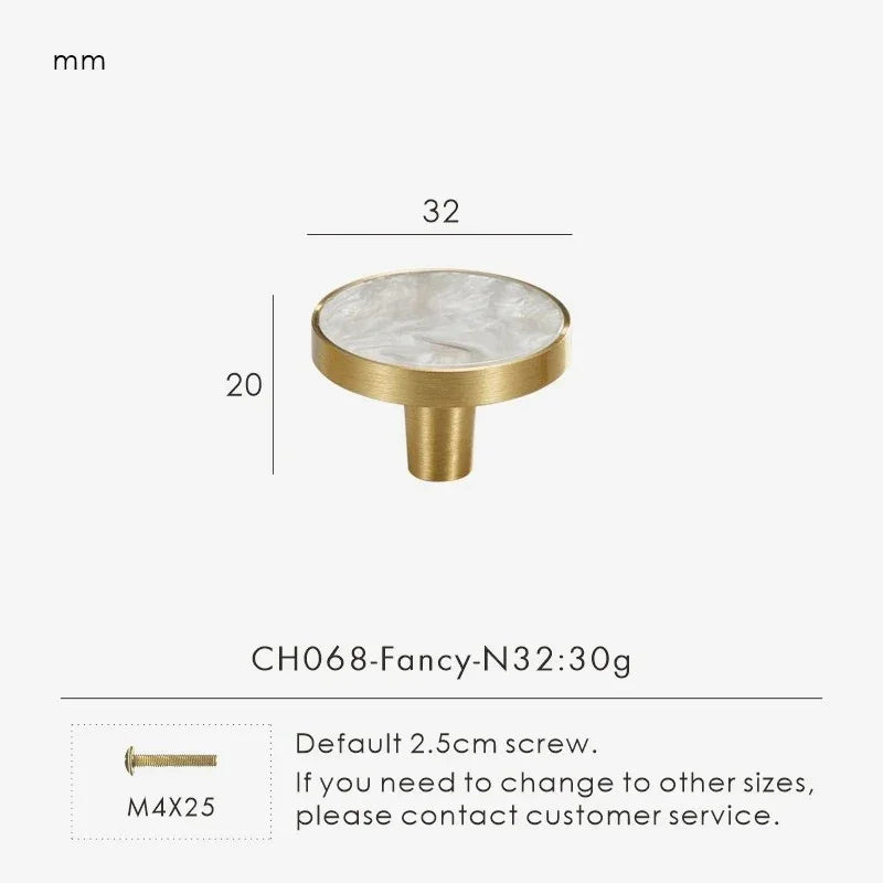 Galia Brass Knobs