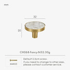 Galia Brass Knobs