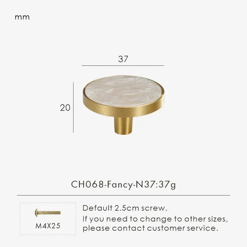 Galia Brass Knobs