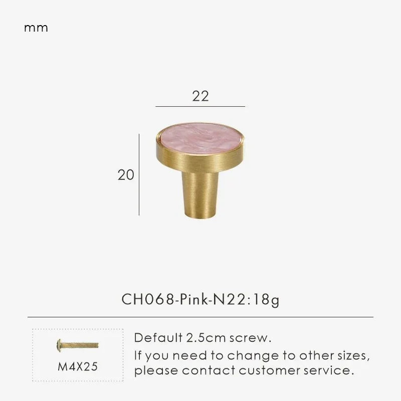 Galia Brass Knobs