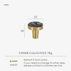 Galia Brass Knobs