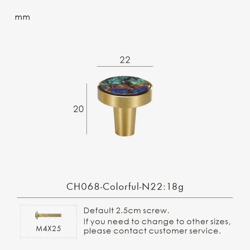 Galia Brass Knobs