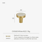Galia Brass Knobs
