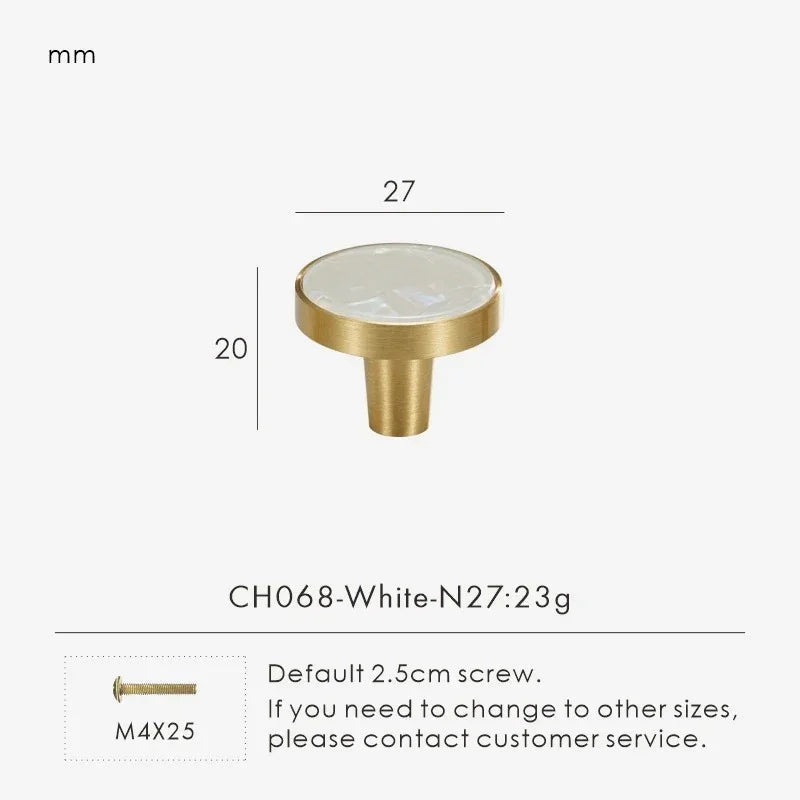 Galia Brass Knobs