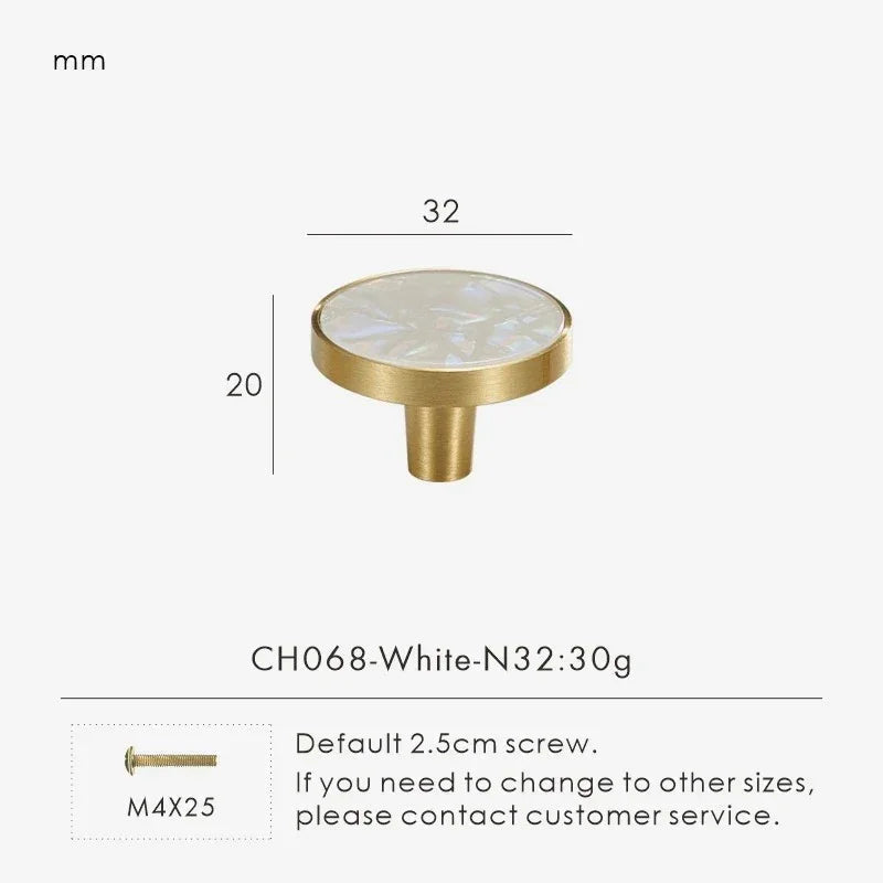 Galia Brass Knobs