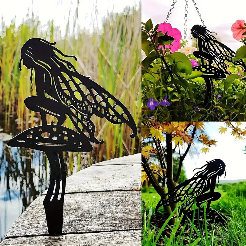 Garden Stake with Fairy Motif | High & Bury