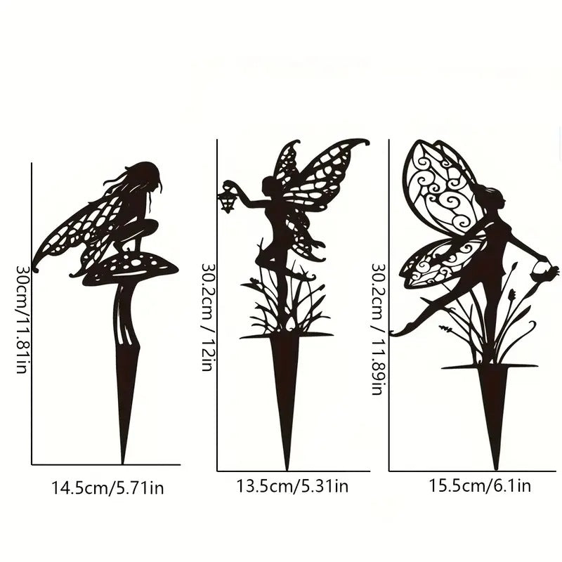 Garden Stake with Fairy Motif | High & Bury