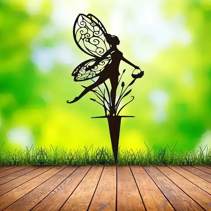 Garden Stake with Fairy Motif | High & Bury