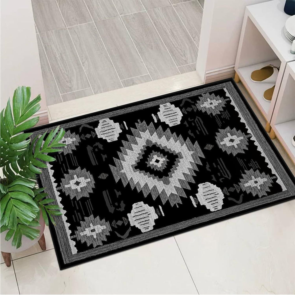 Geometric Patterned Decorative Area Rug | High & Bury