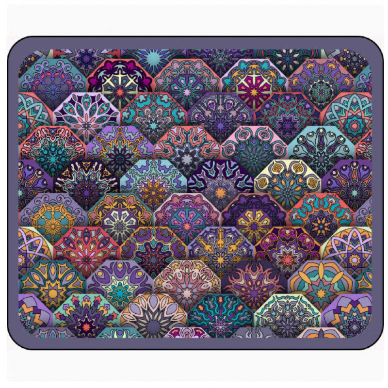 Geometric Patterned Floor Mat | High & Bury
