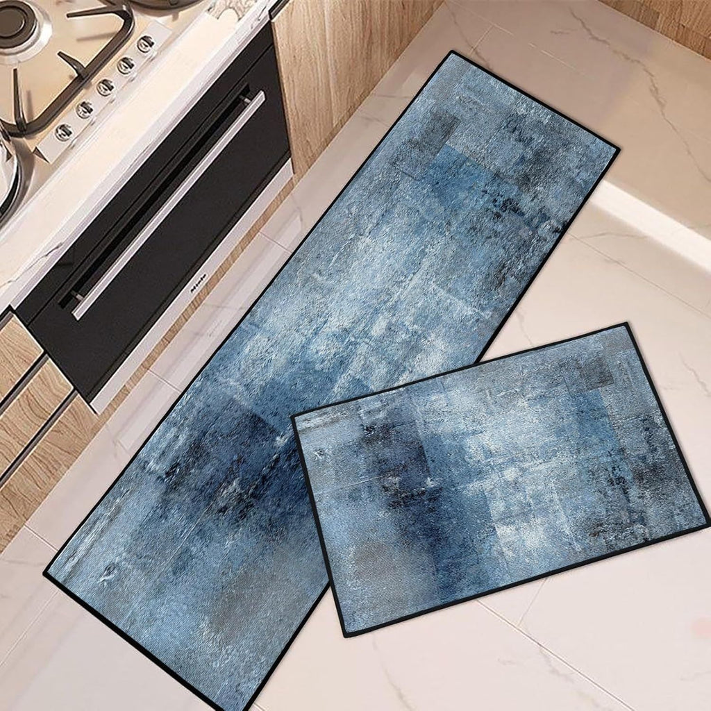 Geometric Patterned Kitchen Runner Mat | High & Bury