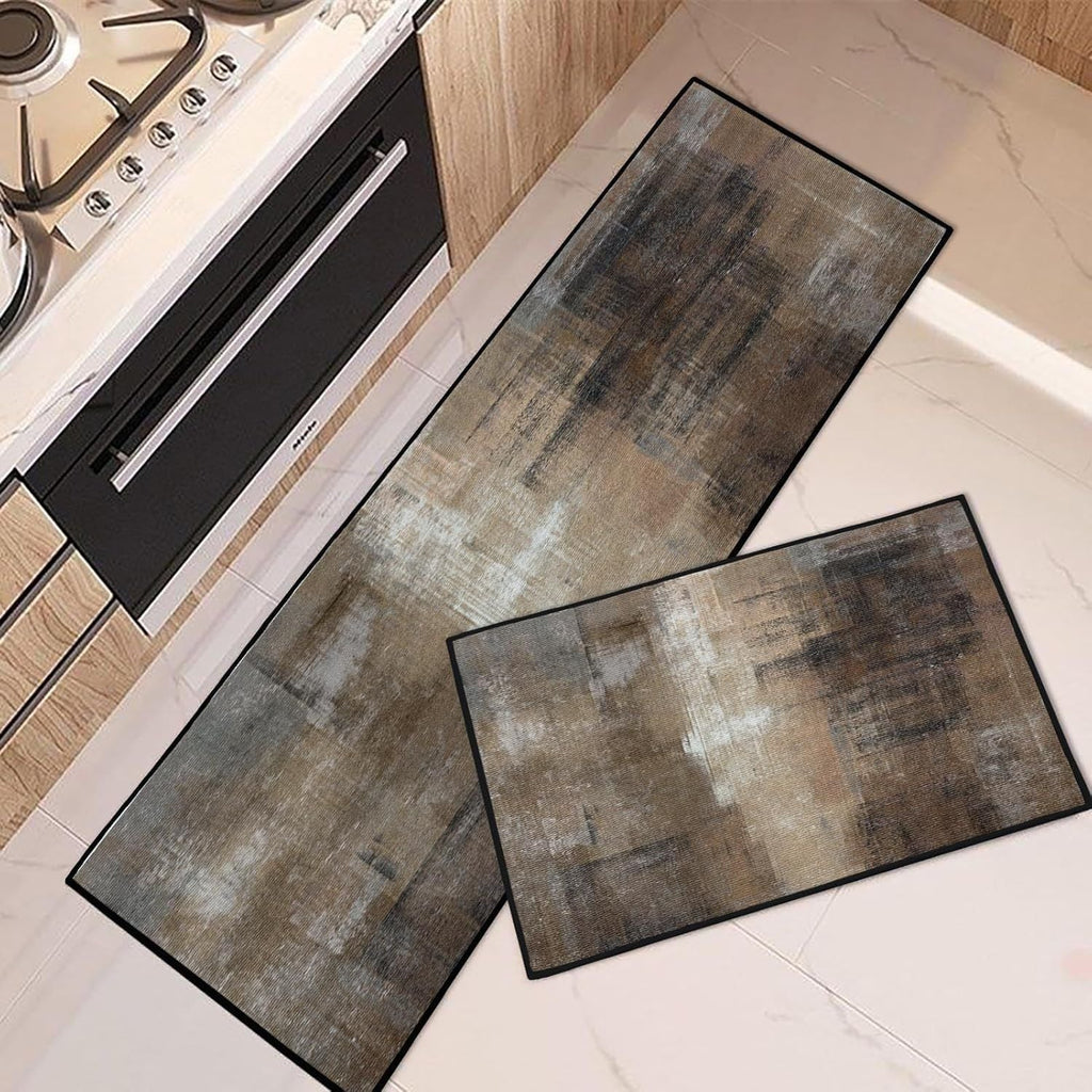 Geometric Patterned Kitchen Runner Mat | High & Bury