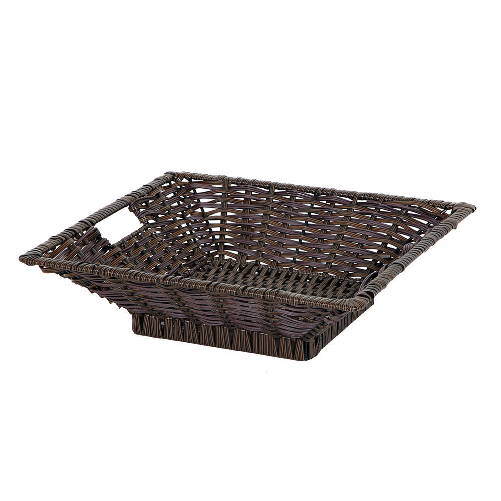 Geometric Woven Storage Bin | High & Bury