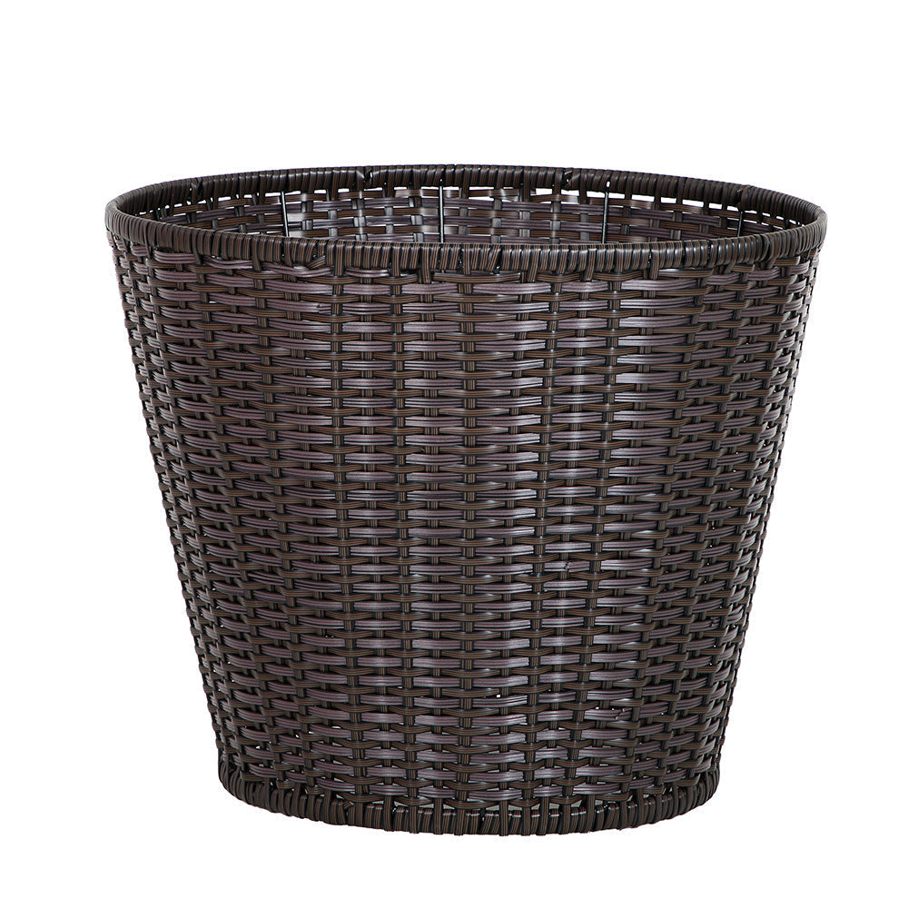 Geometric Woven Storage Bin | High & Bury