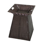 Geometric Woven Storage Bin | High & Bury