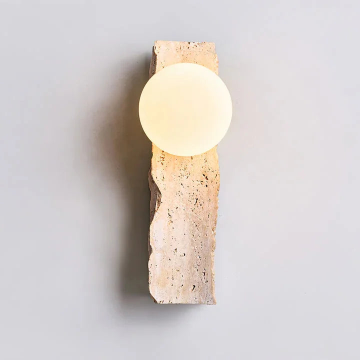 Gilfita Travertine Wall Lamp