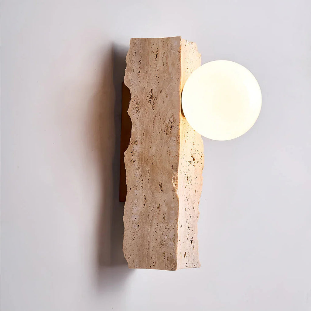 Gilfita Travertine Wall Lamp